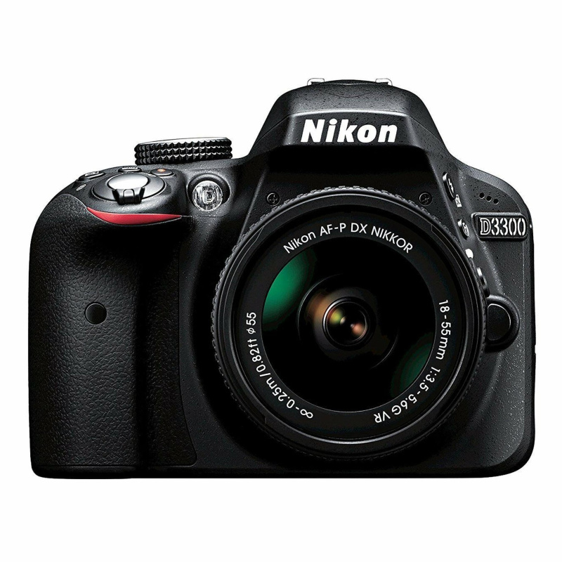 Nikon D3300 w/ AF-P DX 18-55mm VR Digital SLR ? Black