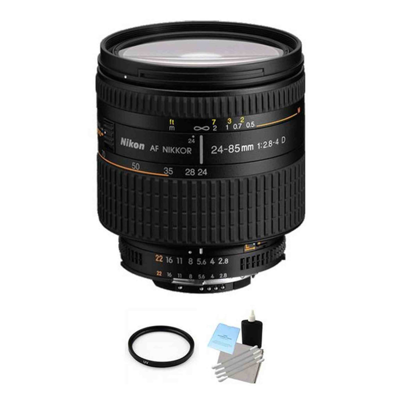 Nikon AF Zoom Nikkor 24-85mm f/2.8-4.0D IF AF Lens + UV Filter & Cleaning Kit
