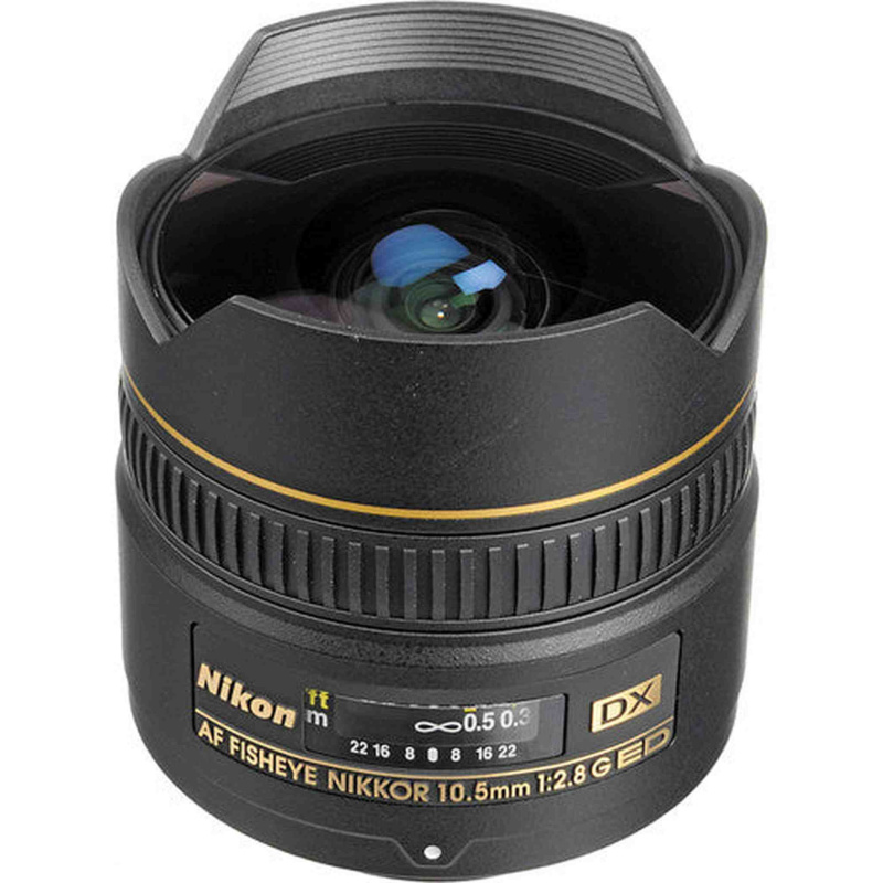 Nikon AF DX Fisheye-NIKKOR 10.5mm f/2.8G ED Lens