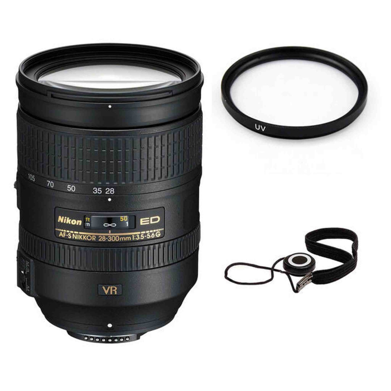 Nikon AF-S NIKKOR 28-300mm f/3.5-5.6G ED VR Lens Bundle