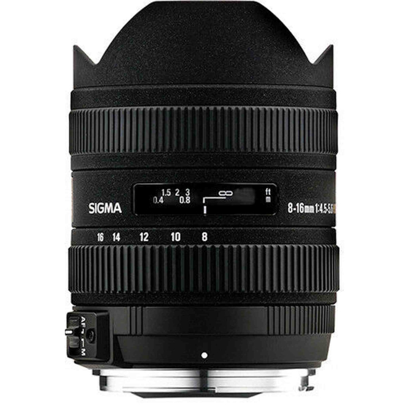 Sigma 8-16mm f/4.5-5.6 DC HSM Ultra-Wide Zoom Lens for Select Canon EOS SLRs (International Model)