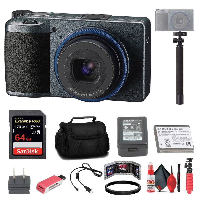 Ricoh GR IIIx Urban Edition Camera with Deluxe Accessory Kit