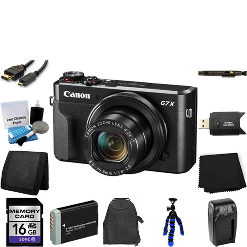 Canon PowerShot G7 X Mark II Digital Camera 16GB Starter Bundle (International Model)