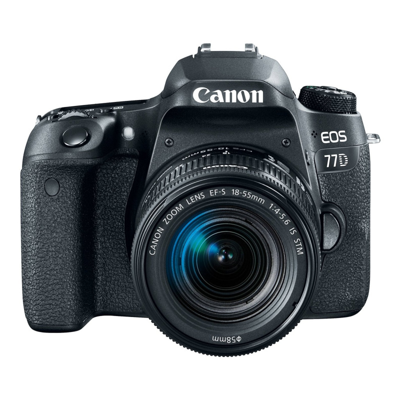 Canon EOS 77D DSLR Camera with 18-55mm Lens International Model -