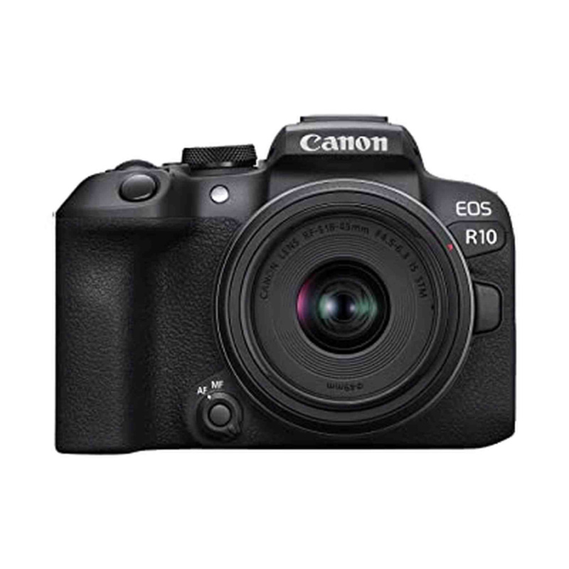 Canon EOS R10 Mirrorless Camera w/RF-S18-45mm f/4.5-6.3 is STM Lens Kit (International Model)