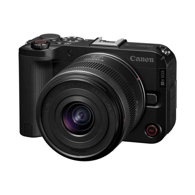 Canon EOS R50 V with RF-S14-30mm F4-6.3 is STM PTZ Lens, APS-C Mirrorless Interchangeable Lens Hybrid Camera, Ultra-Wide Angle Zoom Lens, Vertical Vid