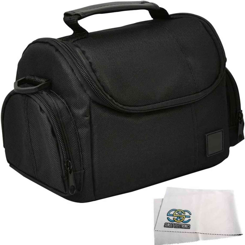 Medium Soft Padded Digital SLR Camera Travel Bag with Strap for Assorted Cameras