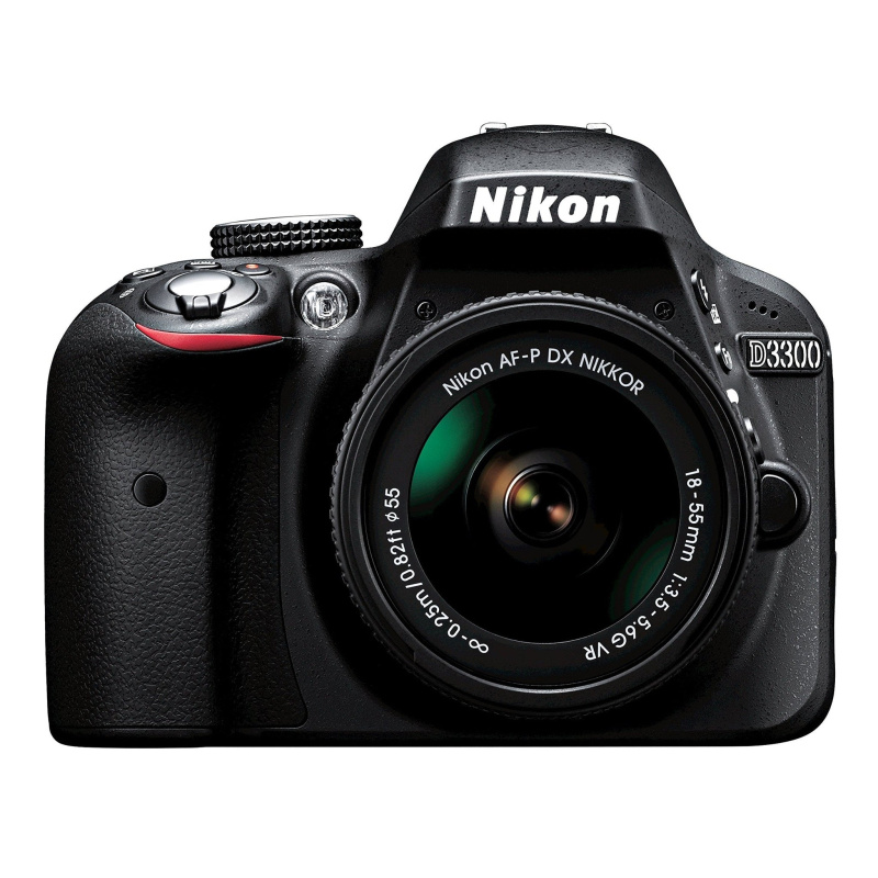 Nikon D3300 w/ AF-P DX 18-55mm VR Digital SLR ? Black