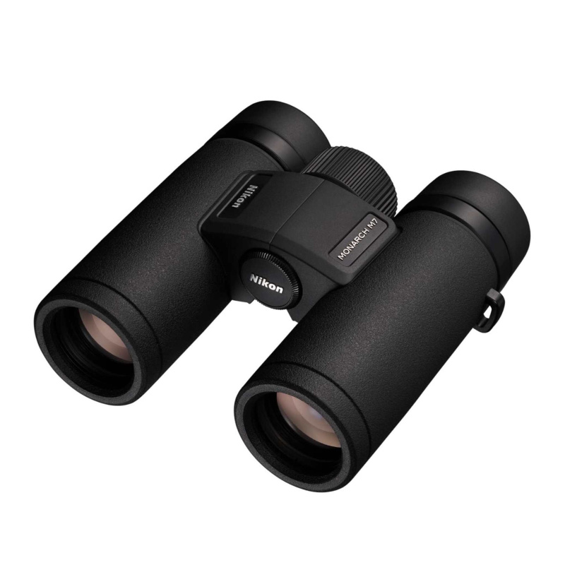 Nikon Monarch M7 10x30 Binocular | Waterproof, fogproof, Rubber-Armored Compact Binocular with ED Glass & Wide View, Locking Diopter, Limited Official
