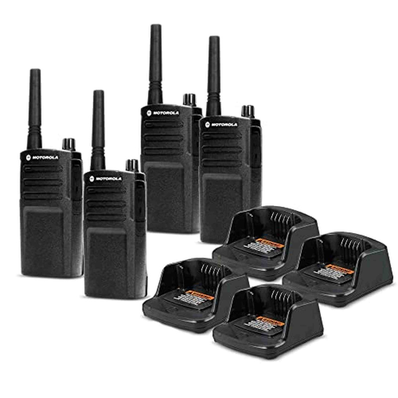 4 x Motorola RMU2040 On-Site 2-Way Radio (RMU2040) - 4 Pack Bundle Bundle