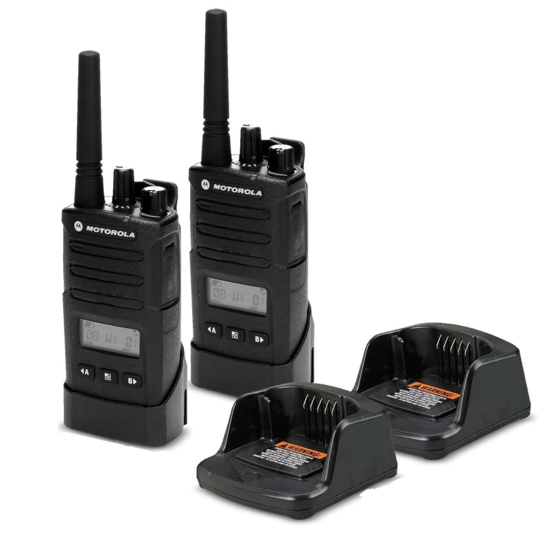 2 x Motorola RMU2080d On-Site 2-Way Business Radio with Display - 2 Pack Bundle