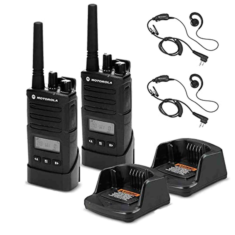 2 x Motorola RMU2080d On-Site 2-Way Radio with Display - 2 Pack With Mic Bundle