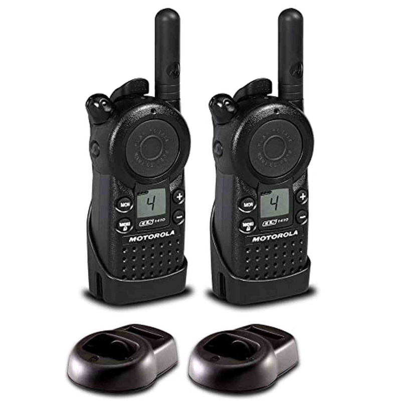 2 x Motorola CLS1410 UHF 1 W 4-Channel 2-Way Radio (CLS1410) - 2 Pack Bundle