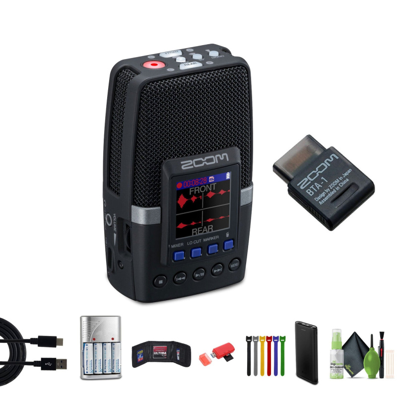 Zoom H2essential Multi-Mic Handy Recorder, Bundle