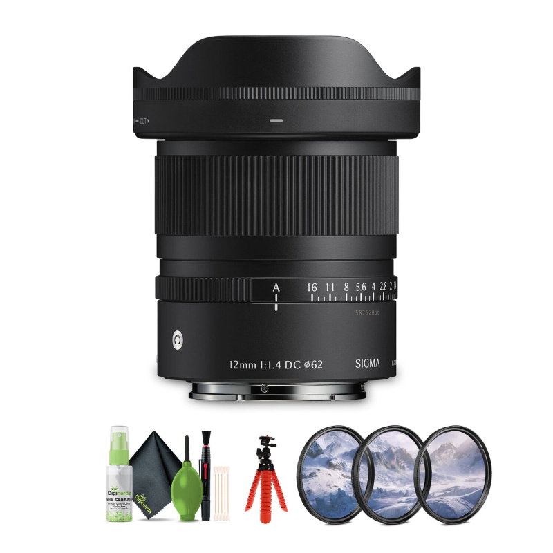 Sigma 12mm f/1.4 DC Contemporary (Sony E) Bundle 2