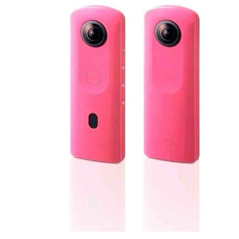Ricoh Theta SC2 Pink 360° Camera 4K Video with Image stabilization for iPhone & Android
