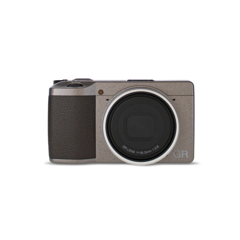 Ricoh GR III Diary Edition, Metallic Warm-Gray Body with Dark Brown Grip and Natural Silver Ring, Digital Compact Camera with 24MP APS-C Size CMOS Sen