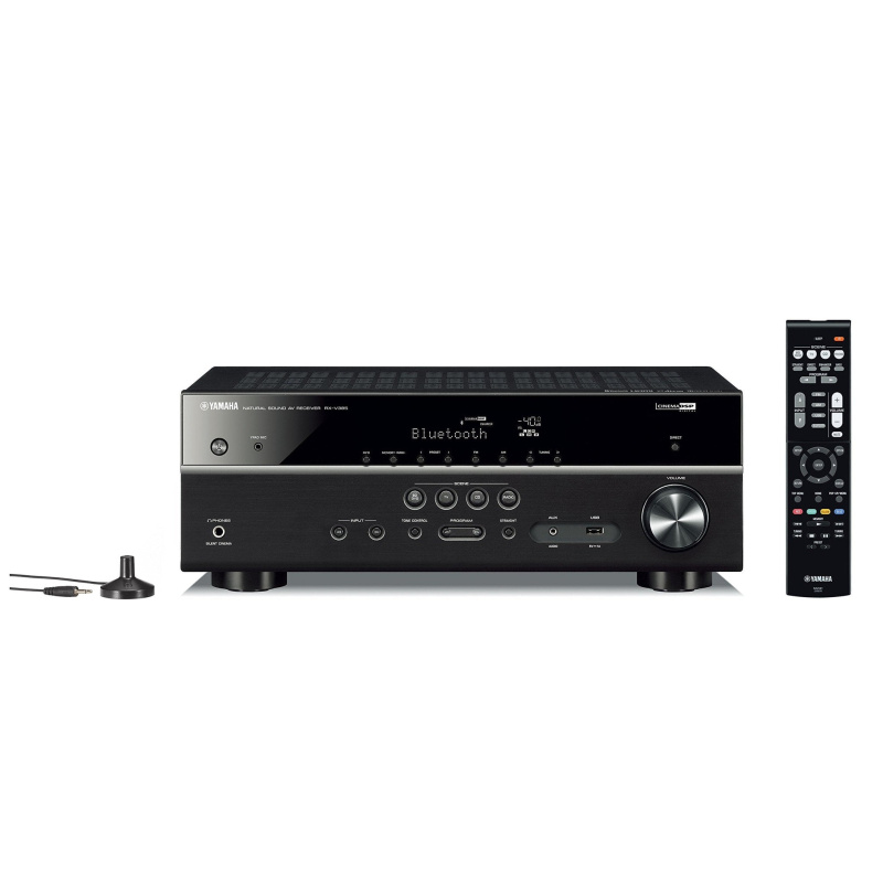 Yamaha RX-V385 5.1-Channel 4K Ultra HD AV Receiver with Bluetooth