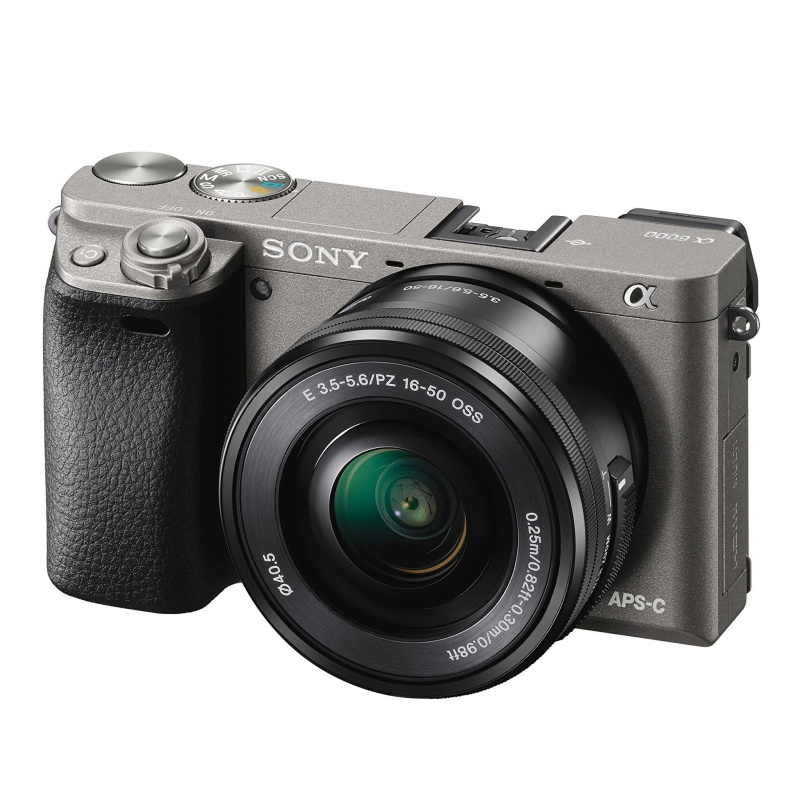 Sony Alpha a6000 Mirrorless Digital Camera with 16-50mm Lens, Graphite (ILCE-6000L/H)