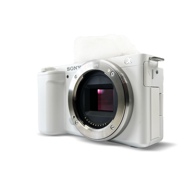 Sony Alpha ZV-E10 - APS-C Interchangeable Lens Mirrorless Vlog Camera - White