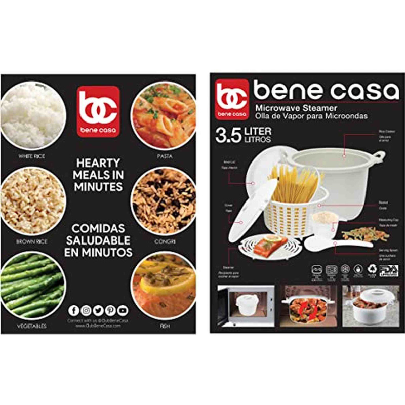 Bene Casa BC-14840 Microwave Steamer