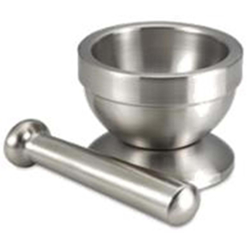 Bene Casa Classics Mortar and Pestle, Stainless Steel