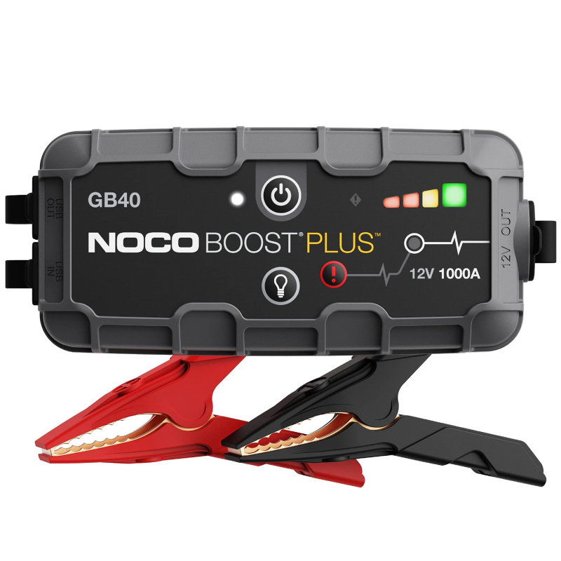 NOCO Boost Plus GB40 1000A UltraSafe Car Battery Jump Starter, 12V Battery Pack, Battery Booster, Jump Box, Portable Charger and Jumper Cables for 6.0