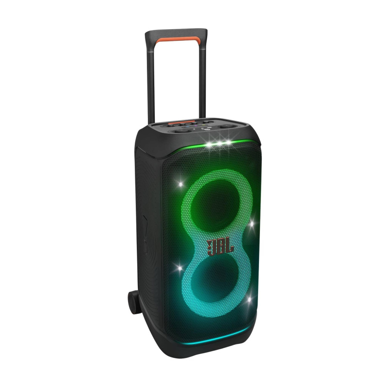 JBL PartyBox Stage 320 - Portable party speaker with telescopic handle & wide, sturdy Wheels, Powerful JBL Pro Sound, Futuristic lightshow, Up to 18 h