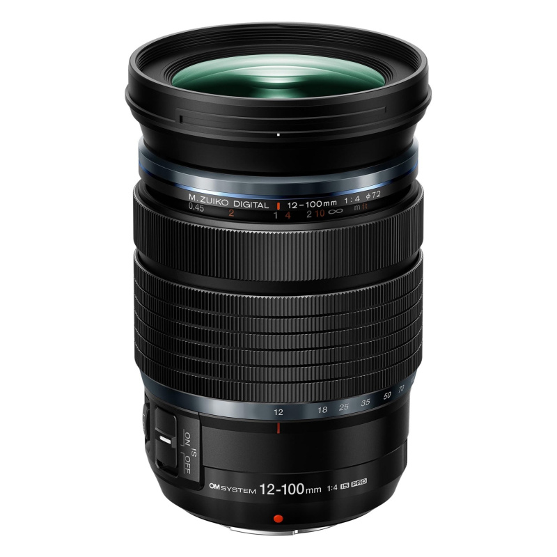 OM SYSTEM Olympus M.Zuiko Digital ED 12-100mm F4.0 is PRO for Micro Four Thirds System Camera, High Magnification Zoom Lens, Weather Sealed Design, MF