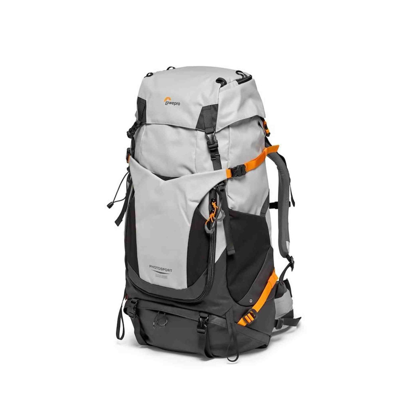 Lowepro PhotoSport PRO BP 55L, Backpack for Reflex and Mirrorless Cameras, Front and Rear Access, Removable Camera Insert, Accessory Straps, Size: S/M