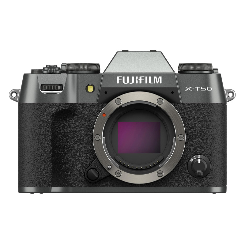Fujifilm X-T50 Mirrorless Digital Camera Body - Charcoal Silver