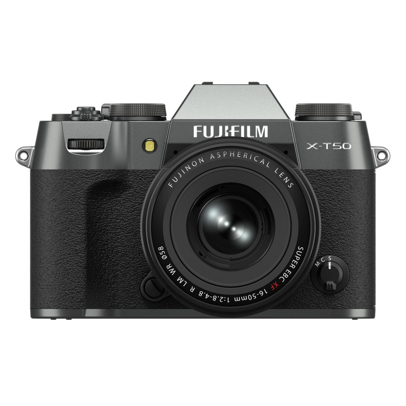 Fujifilm X-T50 Mirrorless Digital Camera XF16-50mmF2.8-4.8 R LM WR Lens Kit - Charcoal Silver