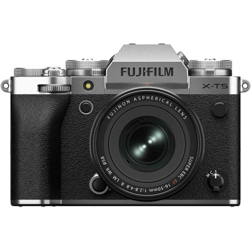 Fujifilm X-T5 Mirrorless Digital Camera XF16-50mmF2.8-4.8 R LM WR Lens Kit - Silver