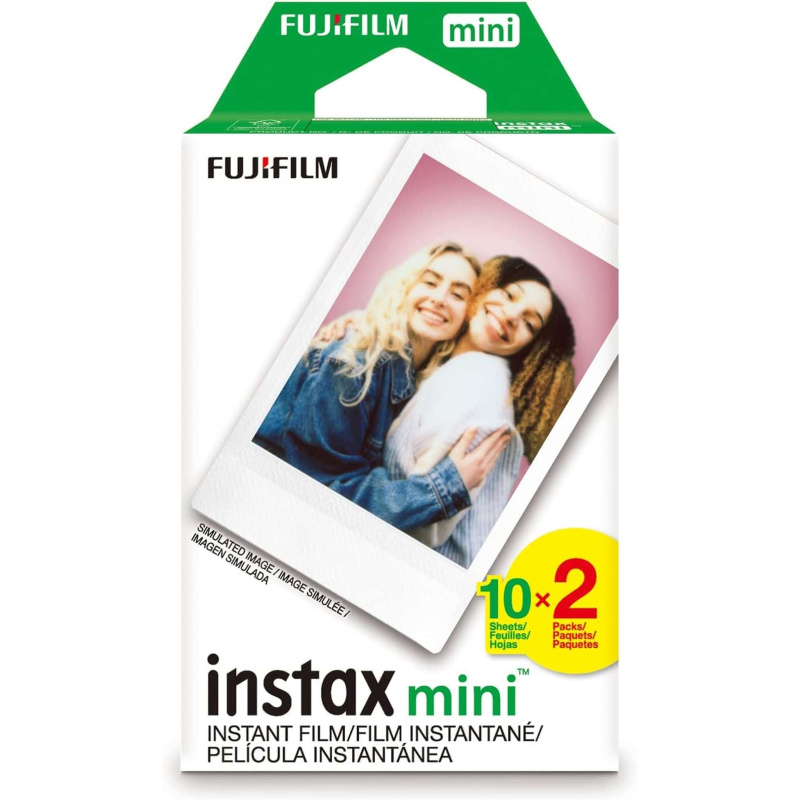 Fujifilm INSTAX Mini Instant Film Twin Pack (White)