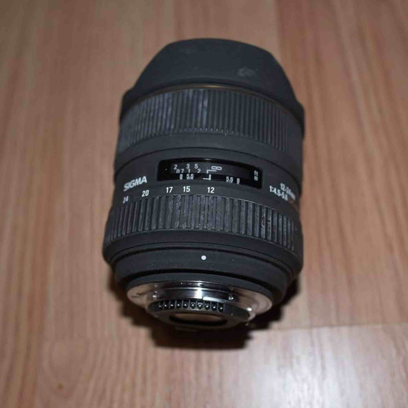 Sigma 12-24mm f/4.5-5.6 EX DG IF HSM Aspherical Ultra Wide Angle Zoom Lens for Nikon SLR Cameras