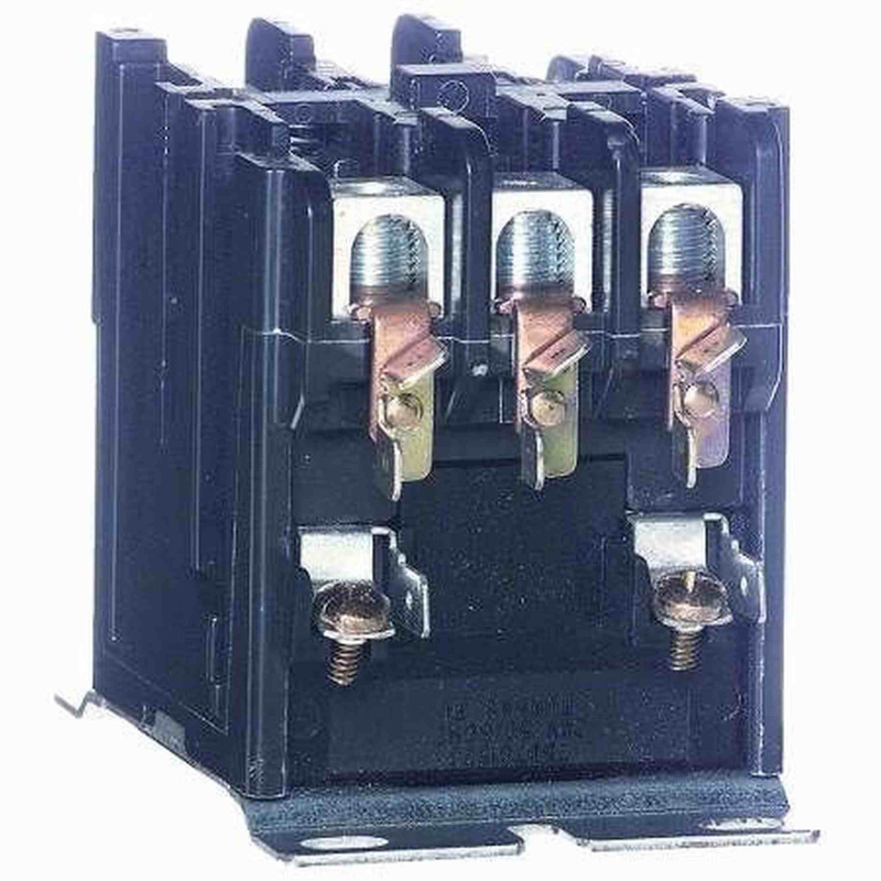 Honeywell DP3050B5001/U Powerpro 120 Vac 3 Pole Deluxe Definite Purpose Contactor, -20 Degree - 65 Degree F Temperature Range, 50A AFL
