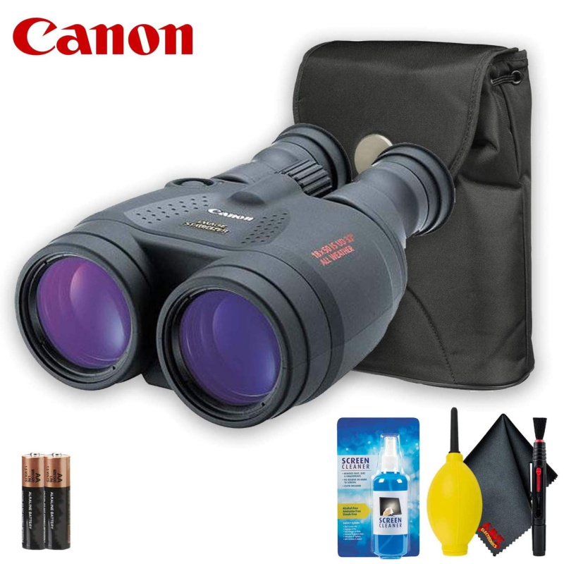 Canon 18x50 is Image Stabilized Binocular Base Accessory Bundle (International Model)