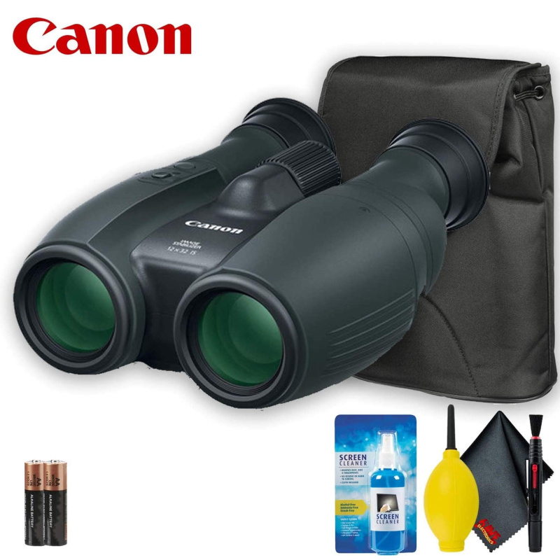 Canon 12x32 is Image Stabilized Binocular Base Accessory Bundle (International Model)