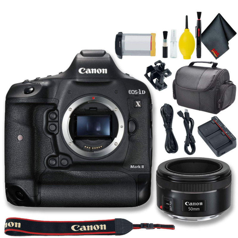 Canon EOS-1D X Mark II DSLR Camera Standard Kit (International Model)