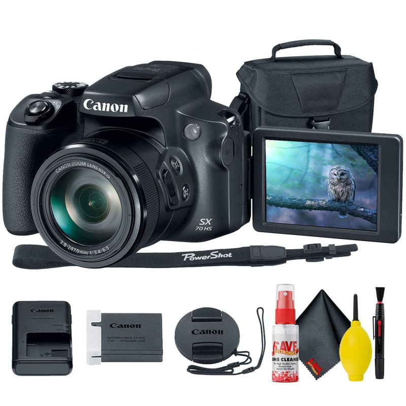 Canon PowerShot SX70 HS Digital Camera - Base Bundle (International Model)