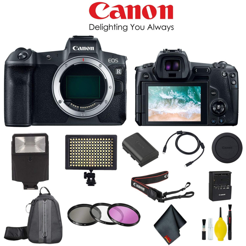 Canon EOS R Mirrorless Digital Camera (Body Only, International) - Daily Bundle (International Model)