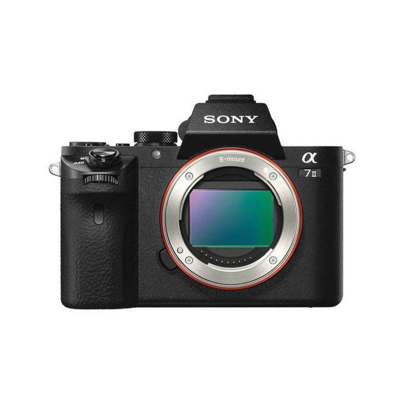 Sony Alpha a7 II Mirrorless Camera ILCE7M2/B With Soft Bag, Tripod, Additional Battery, Rode Mic, LED Light, 64GB Memory Card, Sling Soft Bag, Card Re