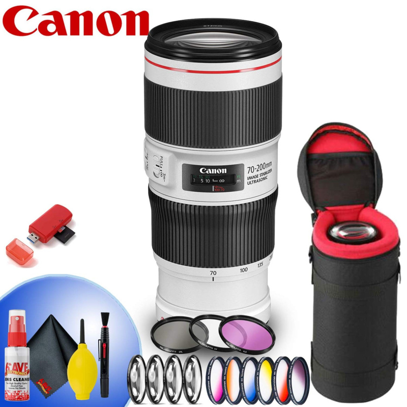 Canon EF 70-200mm f/4L IS II USM Lens - Professional Telephoto Prime Lens (International Model)