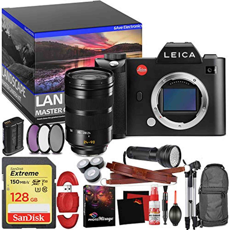 Leica SL (Typ 601) Mirrorless Digital Camera - Master Landscape Photographer Kit - Memory Card - Accessories