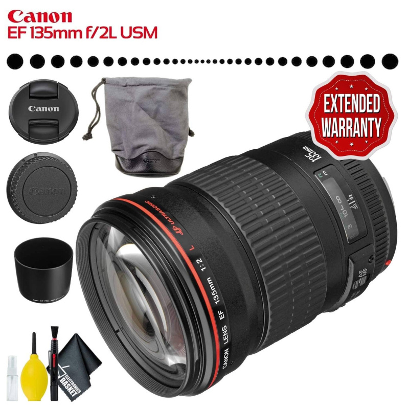 Canon EF 135mm f/2L USM Lens (International Model)