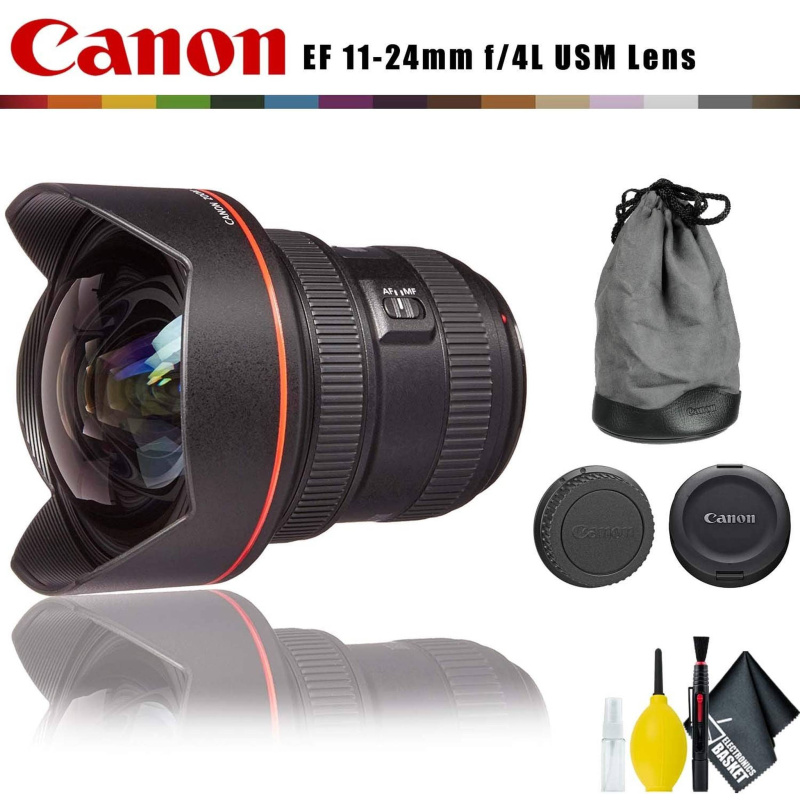 Canon EF 11-24mm f/4L USM Lens (Intl Model) with Cleaning Kit (International Model)