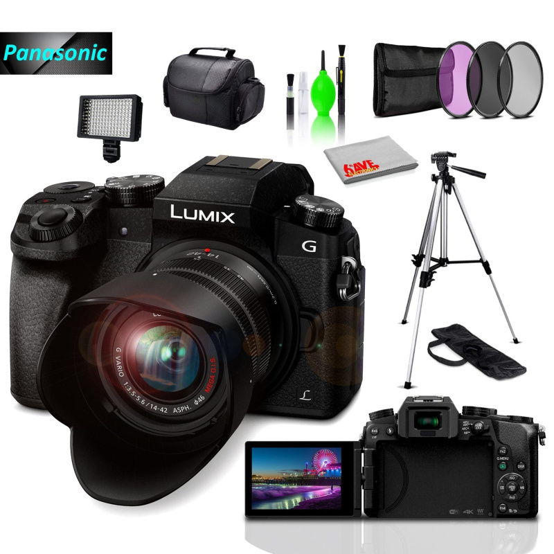 Panasonic Lumix DMC-G7 Mirrorless MFT Digital Camera & Cleaning Kit