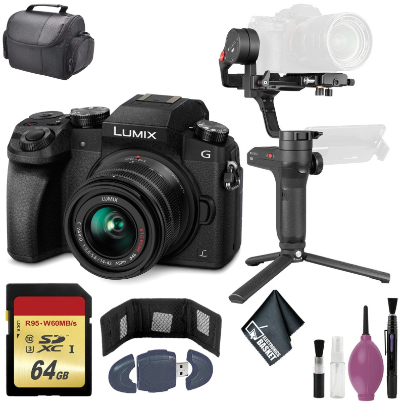 Zhiyun-Tech WEEBILL LAB Handheld Stabilizer - PANASONIC DMC-G7 14-42MM BLACK - 64GB Case