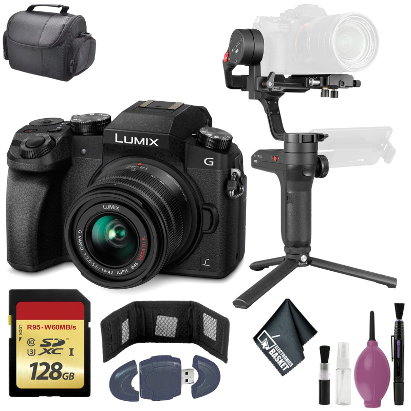 Zhiyun-Tech WEEBILL LAB Handheld Stabilizer - PANASONIC DMC-G7 14-42MM BLACK - 128GB Case