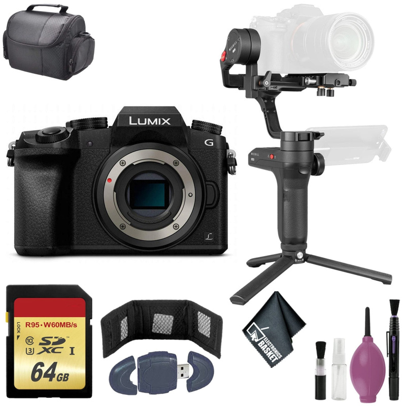 Zhiyun-Tech WEEBILL LAB Handheld Stabilizer - PANASONIC DMC-G7 CAMERA BODY BLACK - 64GB Case